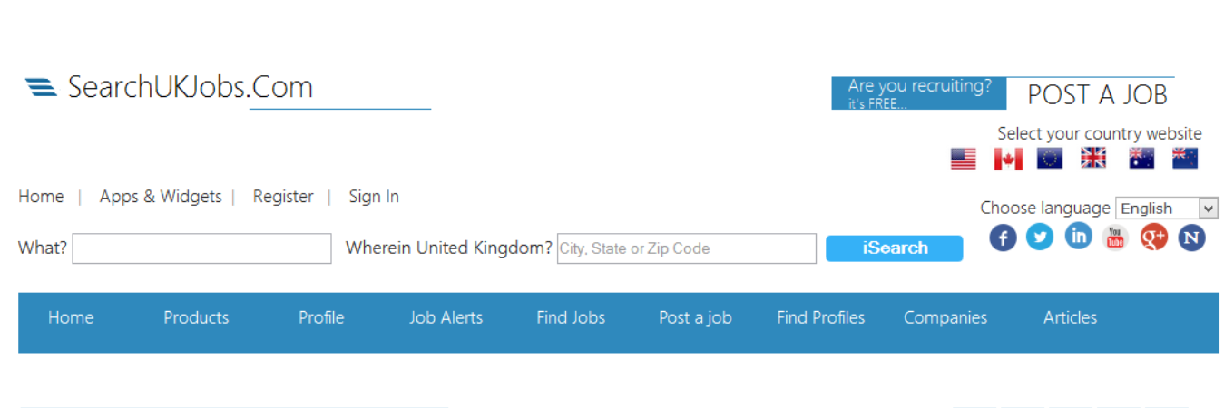 SearchUKJobs's profile banner image