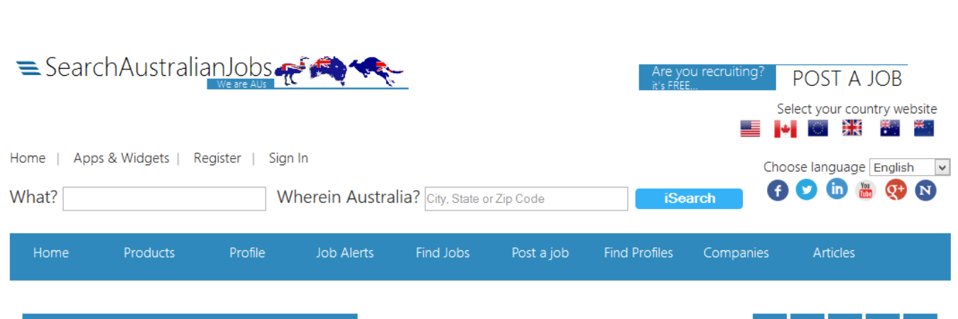 SearchAuJobs's profile banner image