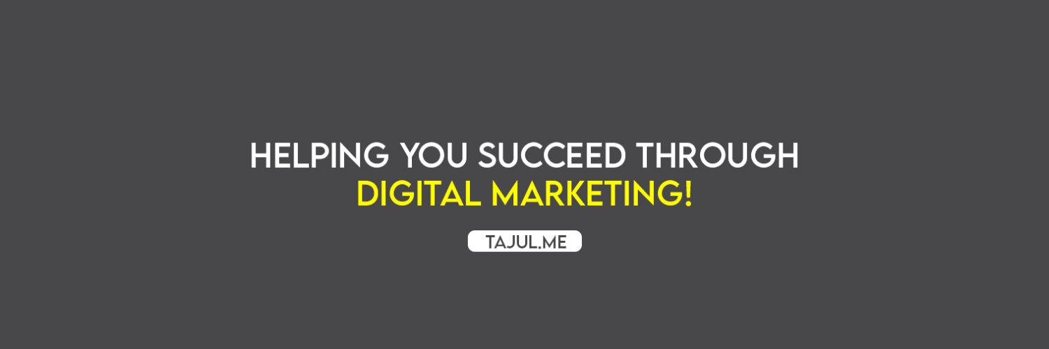 tajulweb's profile banner image