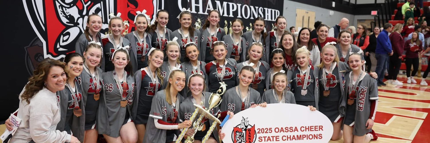 Dover Cheerleaders banner