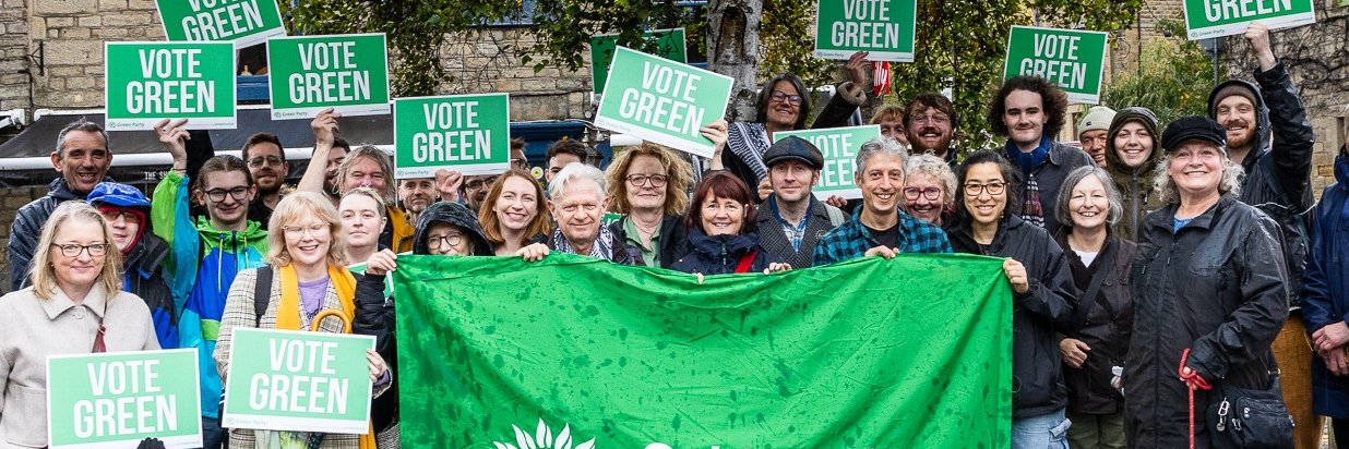 Calderdale Greens banner