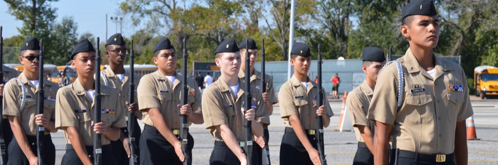 Spring NJROTC banner