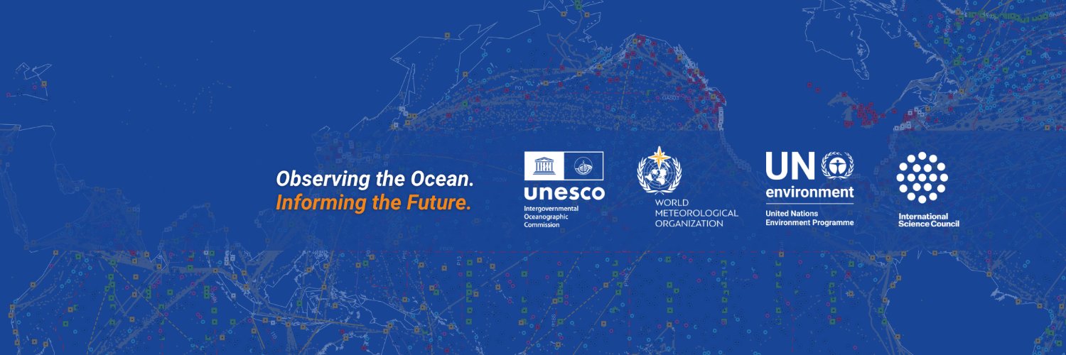 The Global Ocean Observing System (GOOS)'s banner