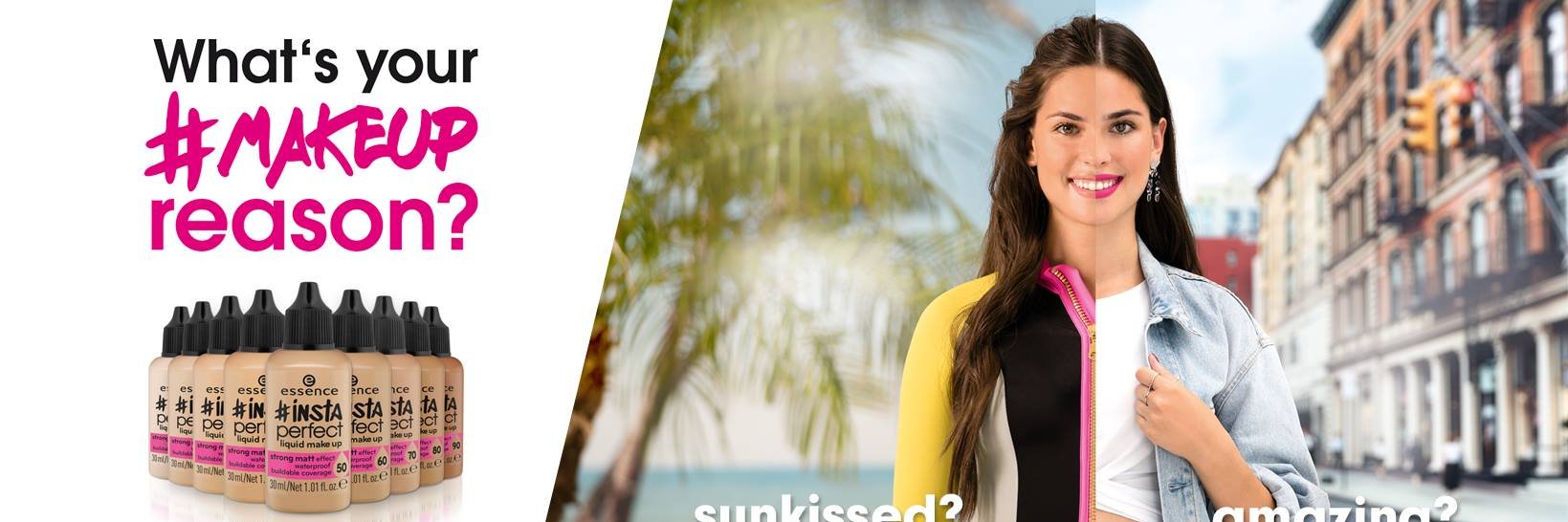 essence cosmetics UK banner