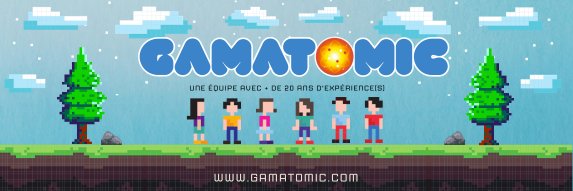 Gamatomic 🔬 Les jeux vidéo passés au microscope banner