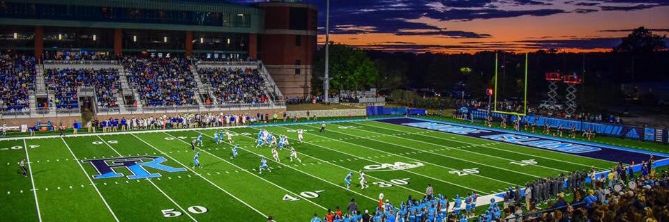 Rhody Football's banner