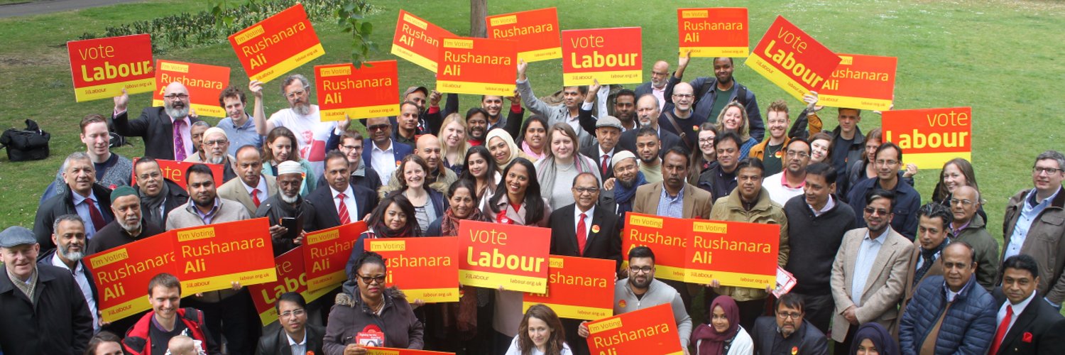 Rushanara Ali MP 💙's banner