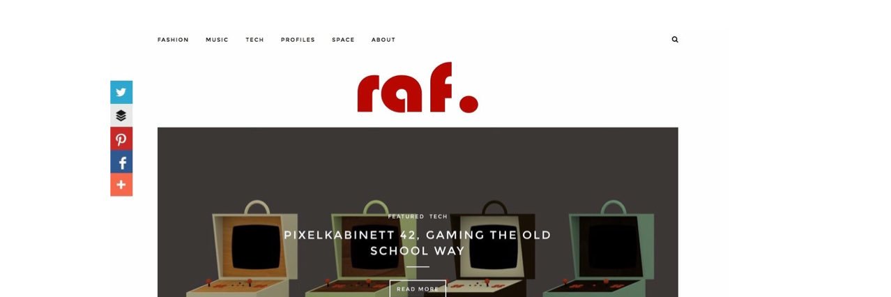 rafmagazine's profile banner image