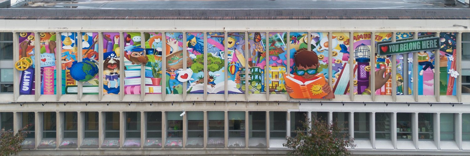 Worcester Public Library banner