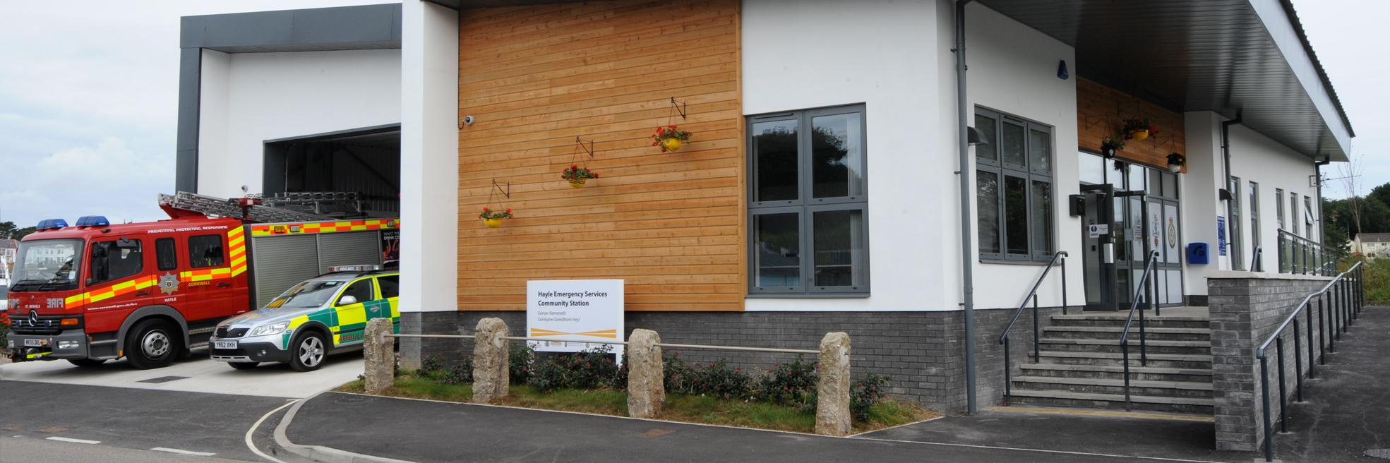 Hayle Emergency Services Community Station banner