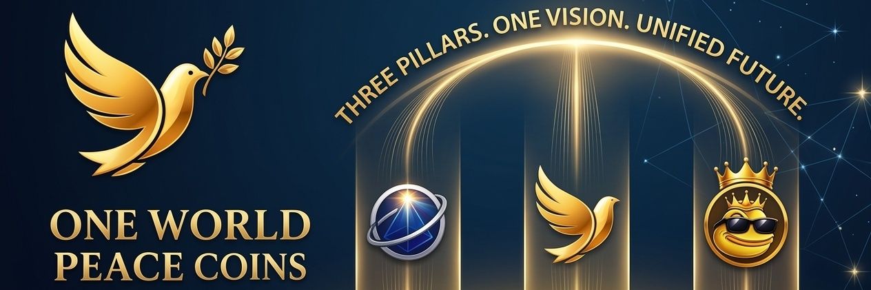 One World Peace Coins banner