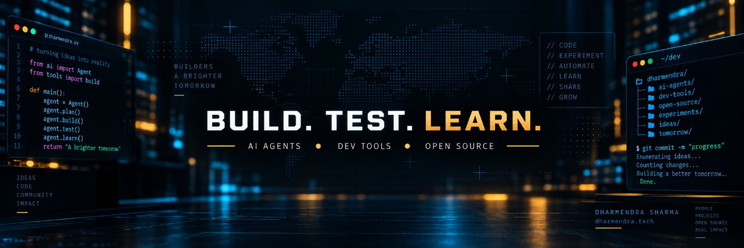 dharmendrathink's profile banner image