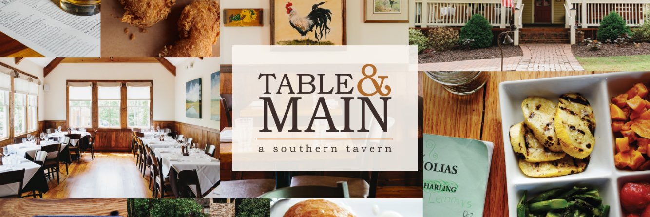 Table & Main banner