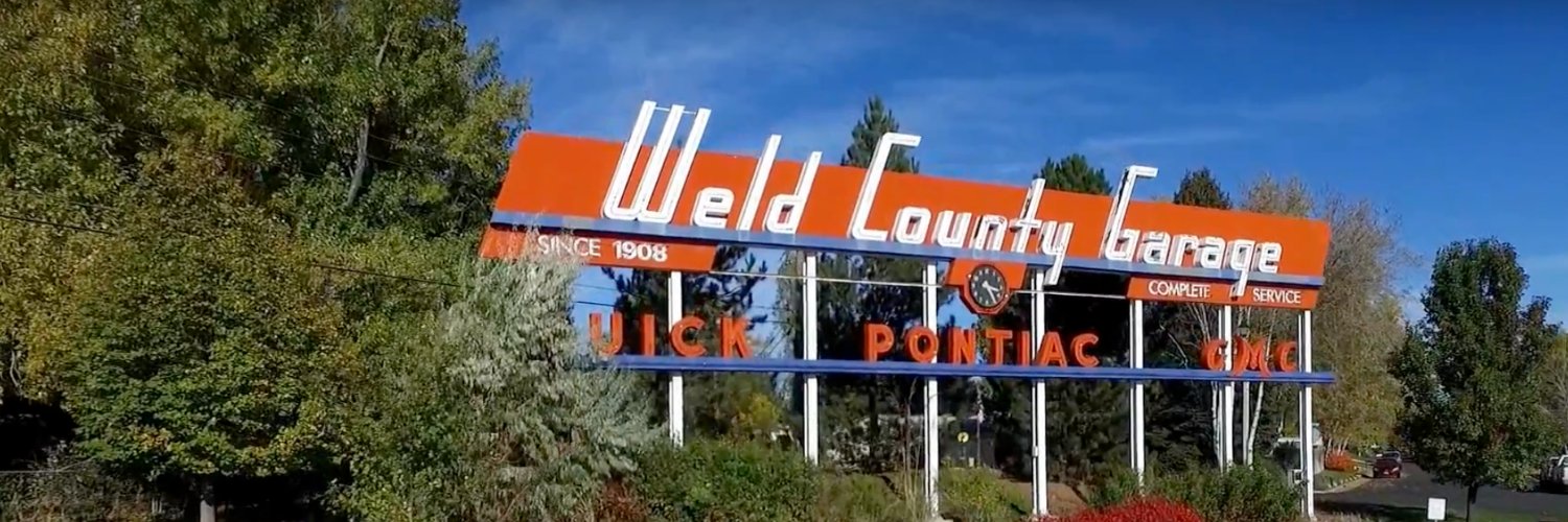 Weld County Garage banner