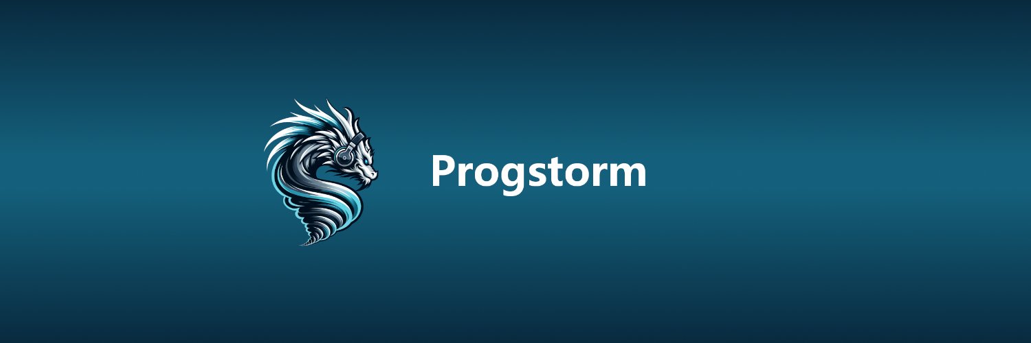 Progstorm's profile banner image