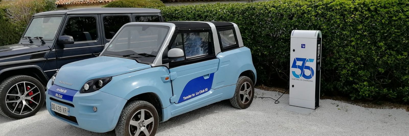 Electric 55 Charging banner