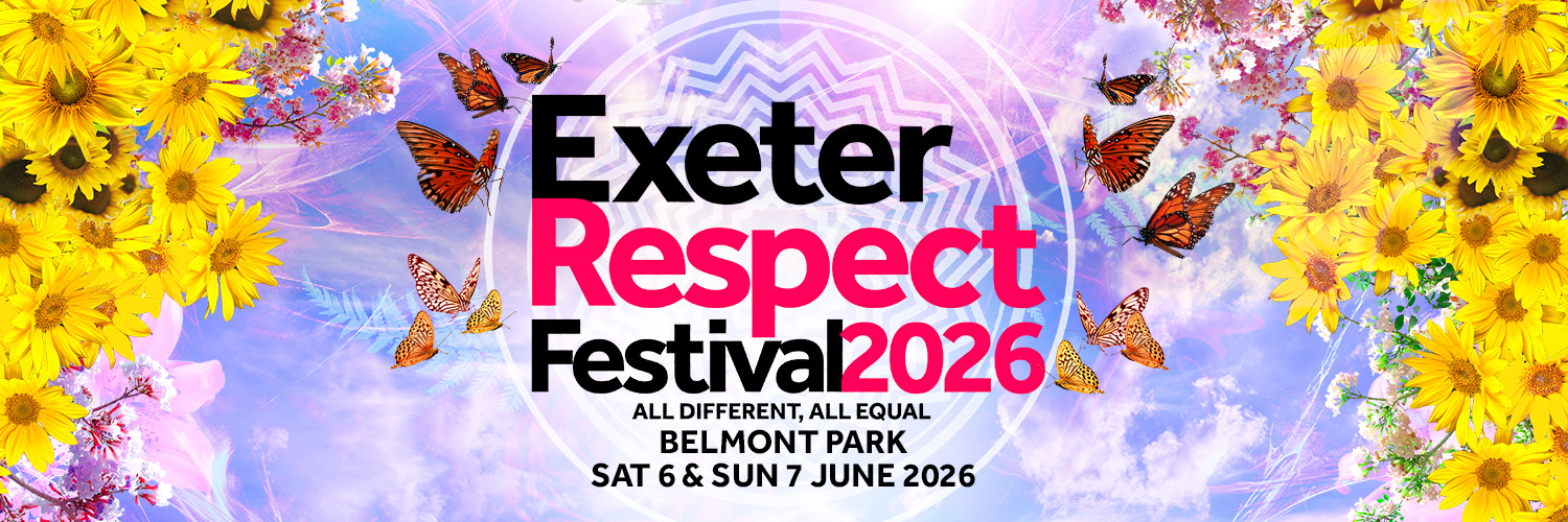 Exeter Respect Festival banner
