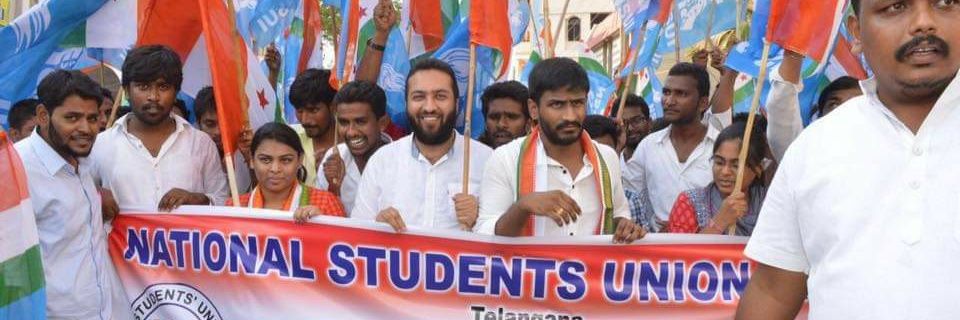 NSUI Telangana banner