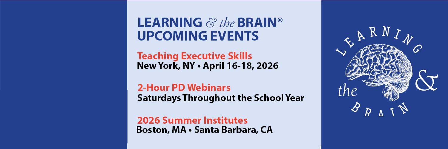 Learning & the Brain banner