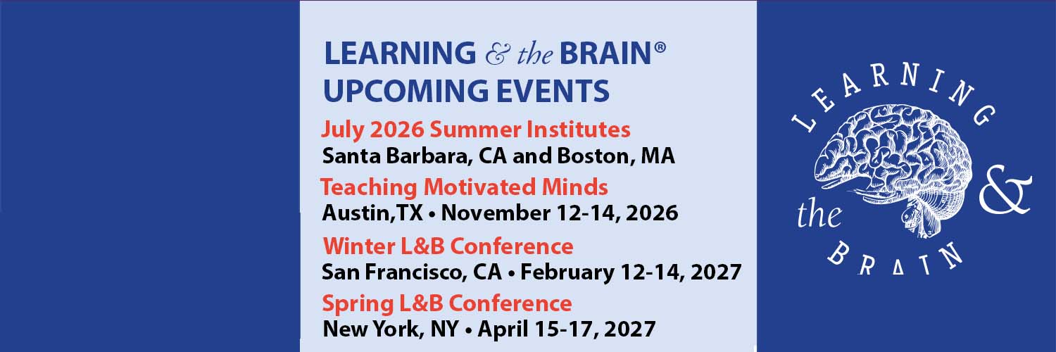 Learning & the Brain banner