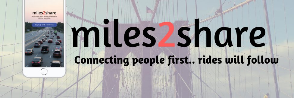 miles2share | flexible & hassle-free carpooling banner