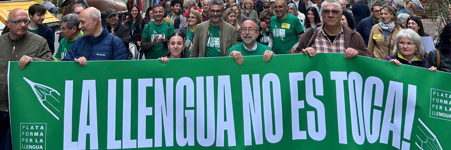 Plataforma per la Llengua - País Valencià's banner