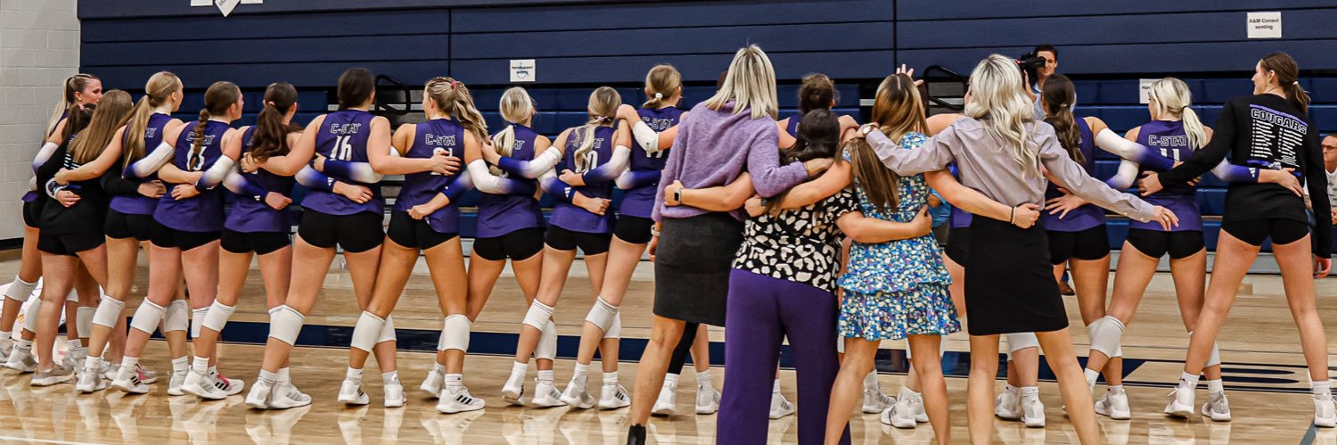 Cougar Volleyball's banner
