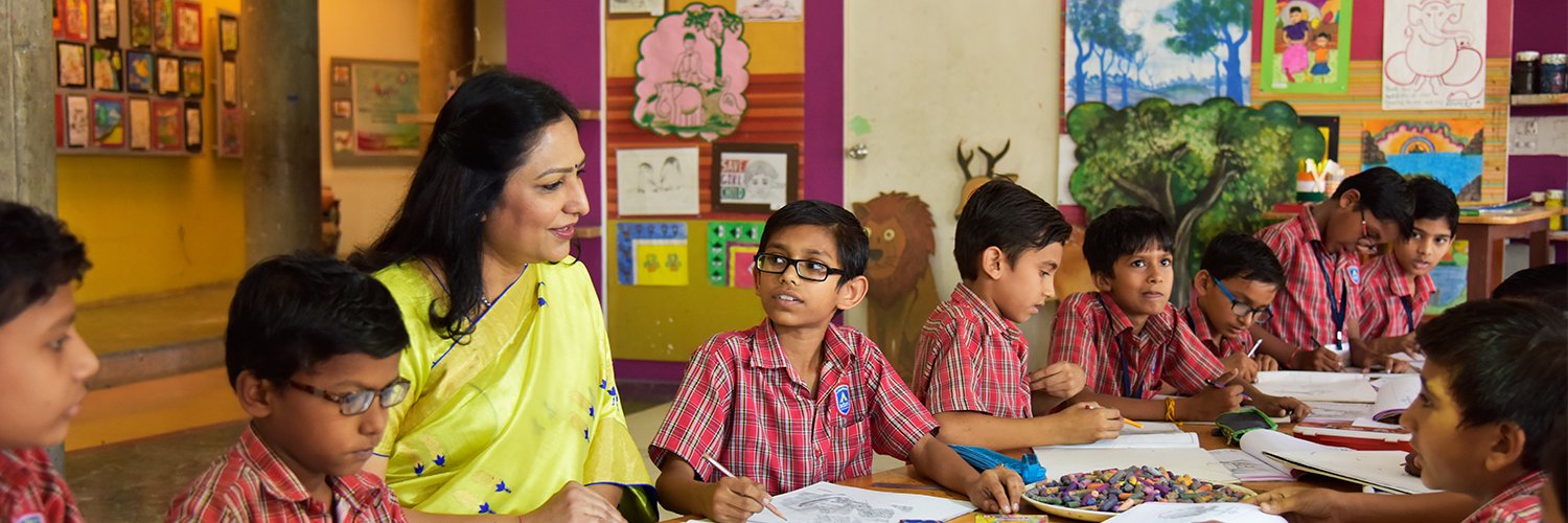 Priti Adani's banner