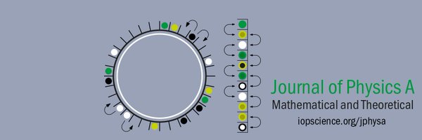 JPhysA Profile Banner