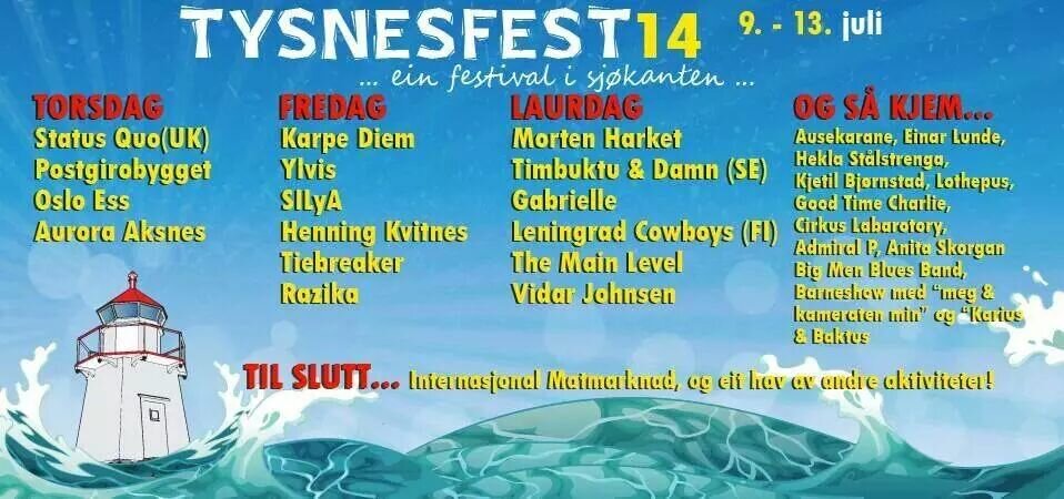 Tysnesfest's profile banner image