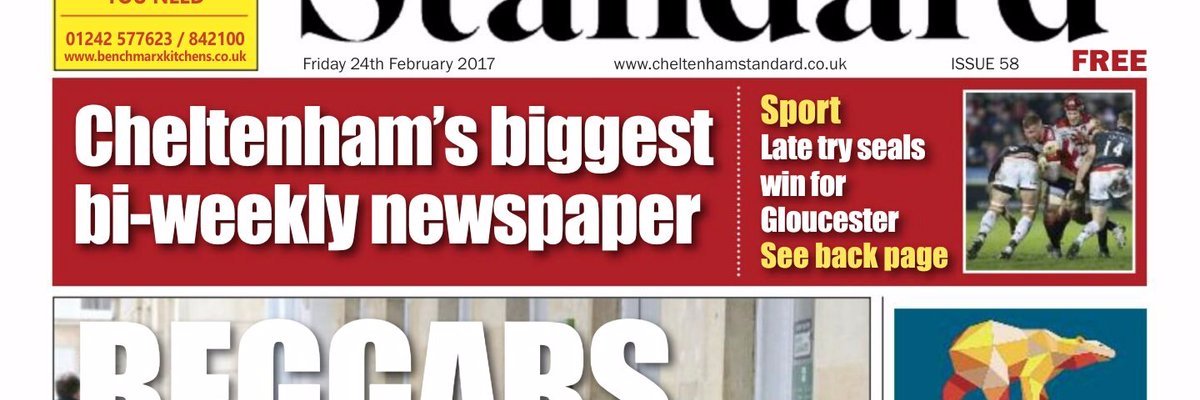 Cheltenham Standard banner