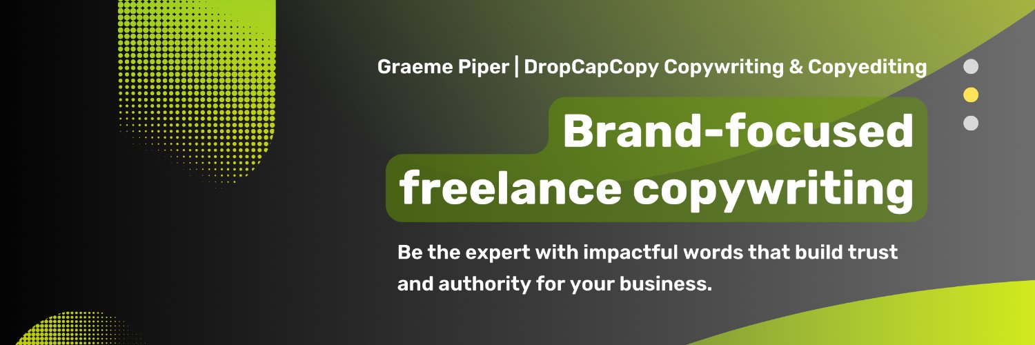 Graeme Piper | Copywriter banner