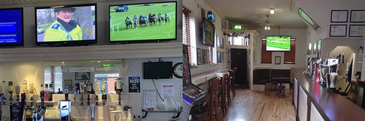 Hennigans Sports Bar banner