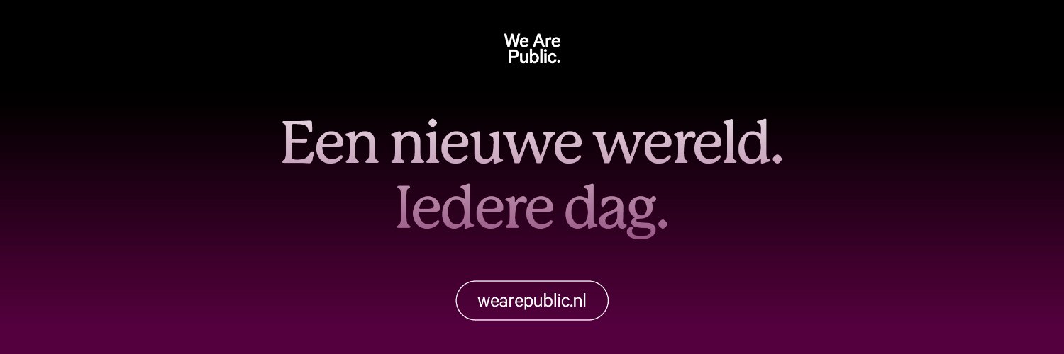 wearepublic's profile banner image
