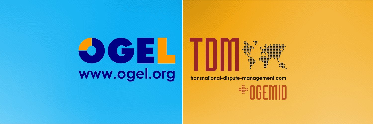OGEL and TDM Law Journals / @ogeltdm.bsky.social banner
