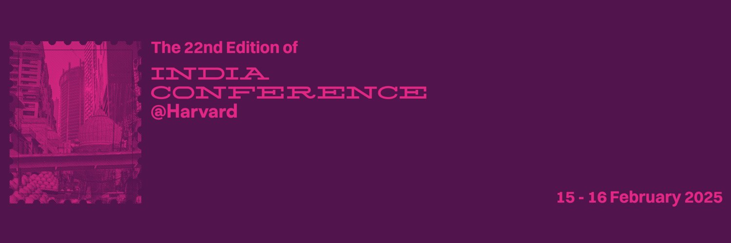 India Conference at Harvard banner