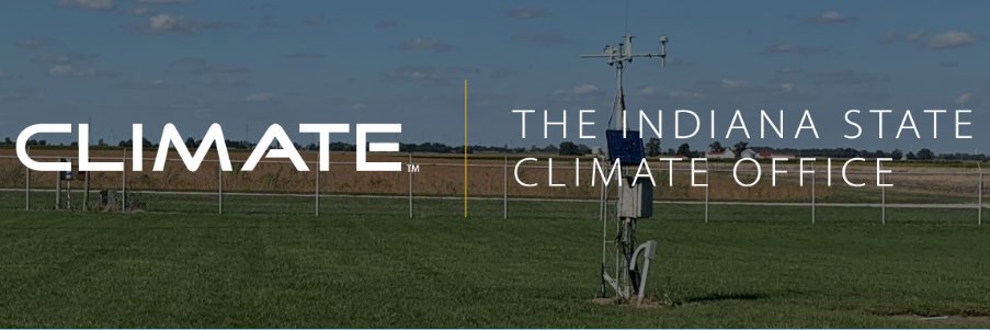Indiana State Climate Office banner