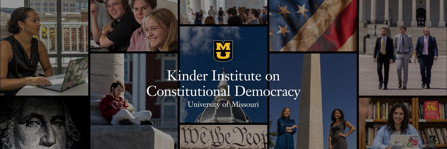 Kinder Institute on Constitutional Democracy banner