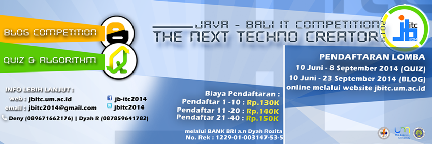 Java Bali ITC 2014 banner