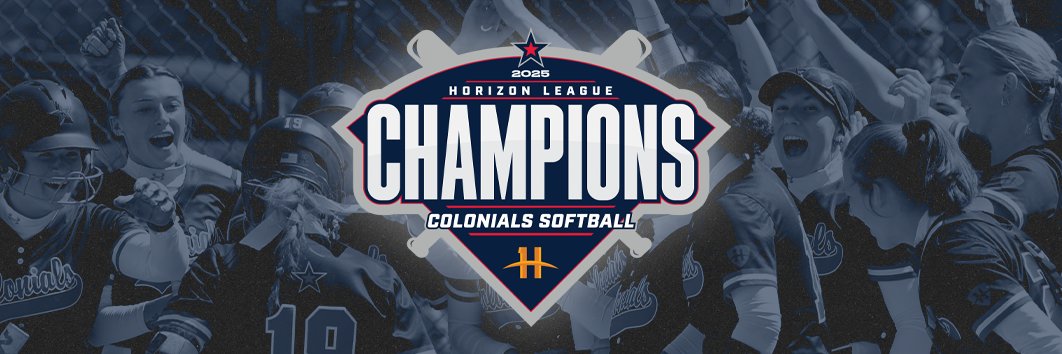 RMU Softball's banner