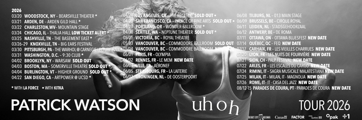 Patrick Watson banner