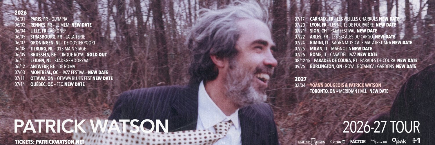 Patrick Watson banner