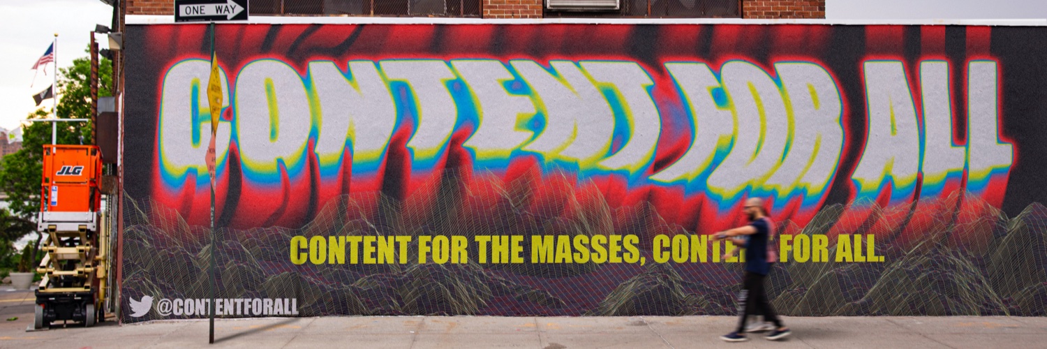 Content For All banner