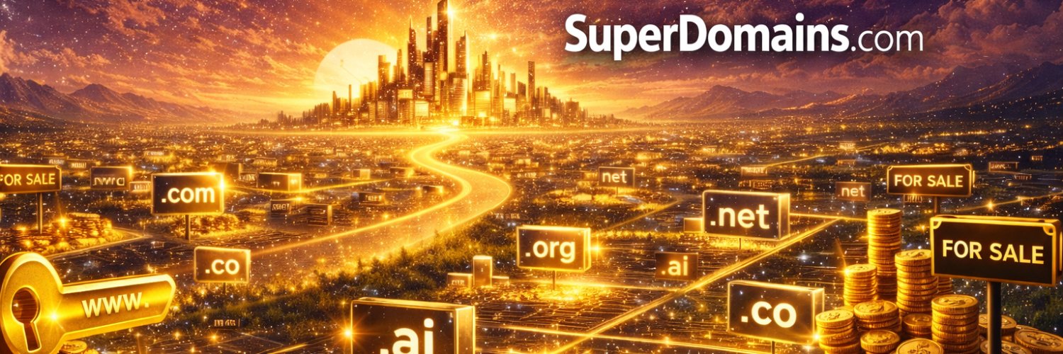 SuperDomainscom's profile banner image