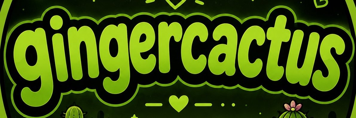 gingercactusttv's profile banner image