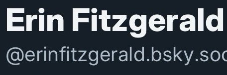 Erin Fitzgerald left for Bluer skies. banner