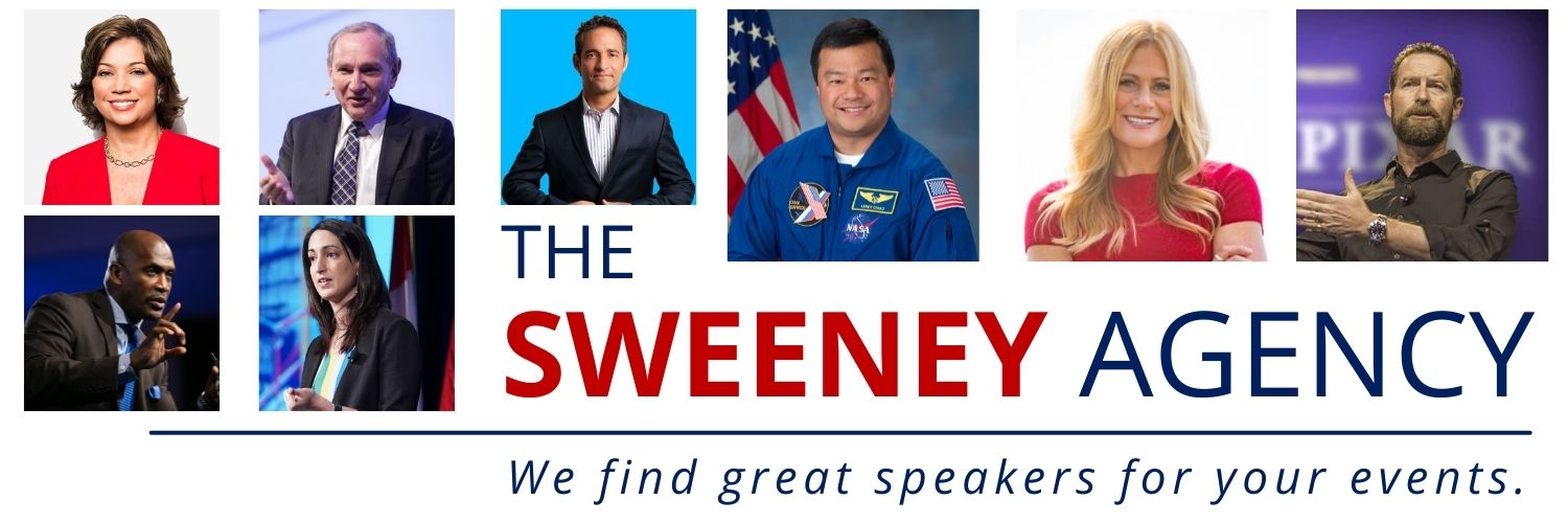 The Sweeney Agency Speakers Bureau banner