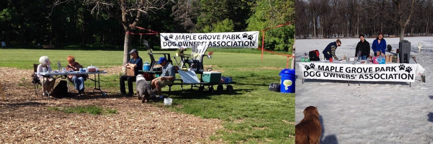 Maple Grove Dog Park banner