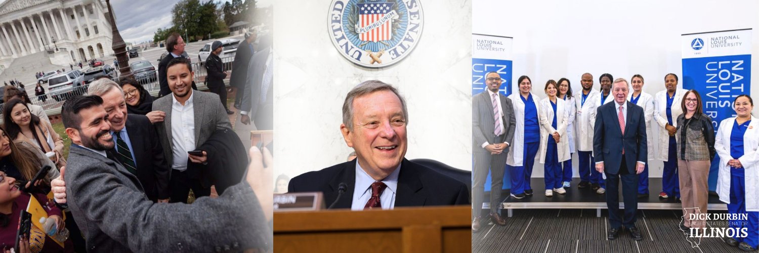 Senator Dick Durbin Profile Banner