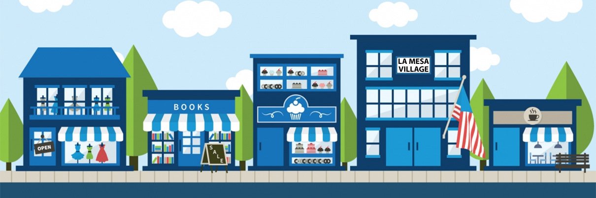 La Mesa Village banner